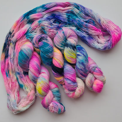 Mélange de laine et de nylon superwash à un seul pli