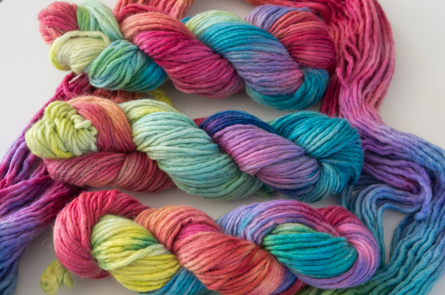 Wool bulky single ply