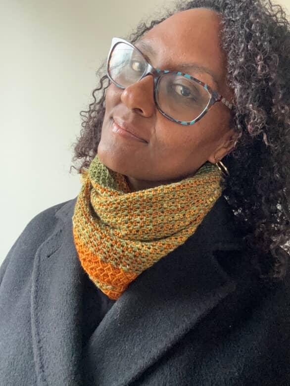 Physalis scarf pattern