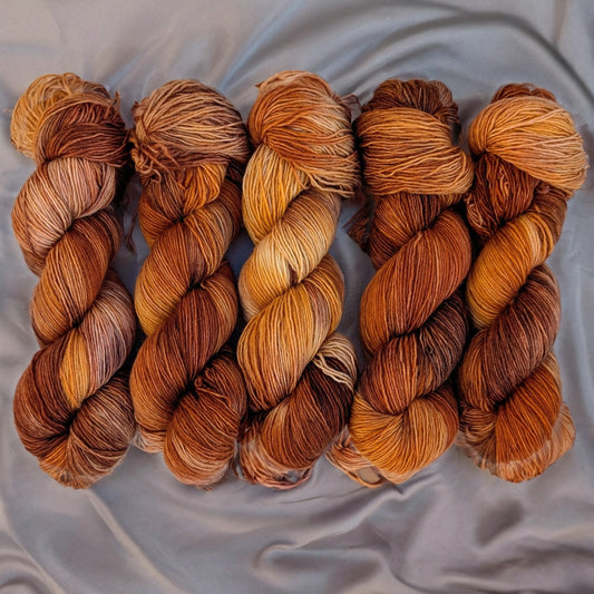 Mélange de laine et de nylon superwash à un seul pli