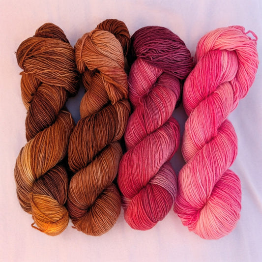 Mélange de laine et de nylon superwash à un seul pli
